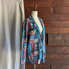 Load image into Gallery viewer, 90s Vintage Poly/Rayon Blazer
