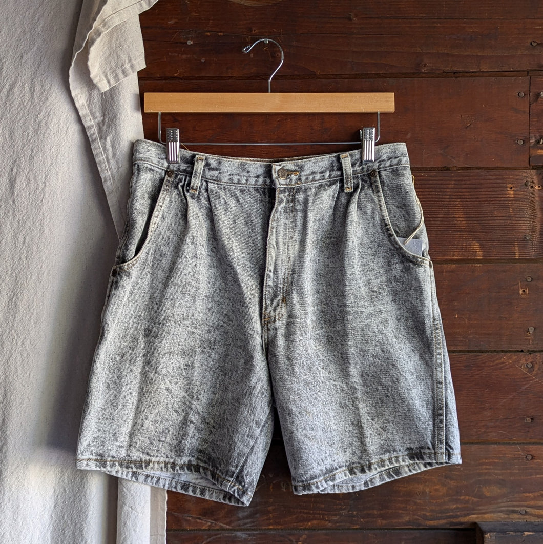 90s Vintage Acid Wash Denim Shorts