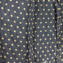 Load image into Gallery viewer, 90s Vintage Pleated Silk Polka Dot Skirt
