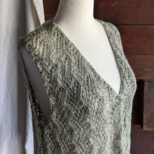 Load image into Gallery viewer, Vintage Green Rayon Knit Vest
