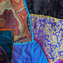 Load image into Gallery viewer, Velvet and Crazy Quilt Patchwork Jacket
