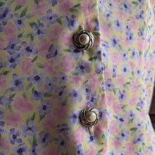 Load image into Gallery viewer, 90s Vintage Pastel Spring Floral Top
