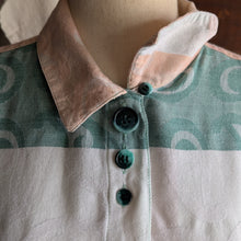 Load image into Gallery viewer, 90s Vintage Funky Colorblock Button Up Shirt
