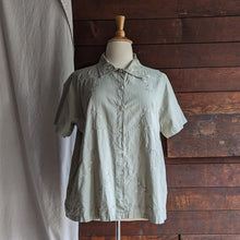 Load image into Gallery viewer, 90s/Y2K Plus Size Linen Blend Embroidered Top
