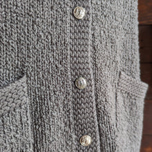 Load image into Gallery viewer, Vintage Plus Size Acrylic Knit Cardigan
