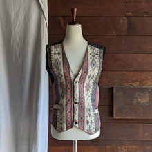 Load image into Gallery viewer, Vintage Homemade Tapestry Vest
