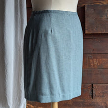 Load image into Gallery viewer, 90s Vintage Blue-Grey Mini Skirt
