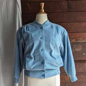 90s Vintage Oversized Blue Corduroy Jacket