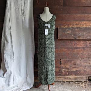90s Vintage Reversible Polyester Maxi Dress