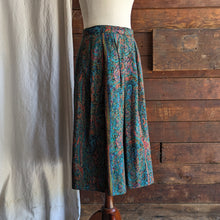 Load image into Gallery viewer, 80s Vintage Paisley A-line Midi Skirt
