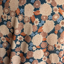 Load image into Gallery viewer, 70s/80s Vintage Fall Floral Poly Blouse
