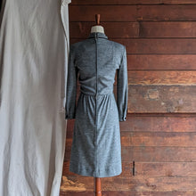 Load image into Gallery viewer, 80s/90s Vintage Grey Midi Dress

