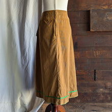 Load image into Gallery viewer, Vintage Homemade Brown Corduroy Skirt
