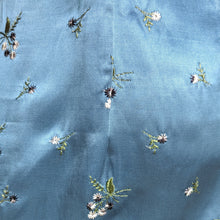 Load image into Gallery viewer, 90s Vintage Blue Rayon Satin Mini Dress
