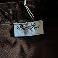 Load image into Gallery viewer, 70s Vintage Brown Velour Jacket
