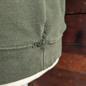 Patchwork Plus Size Olive Cat Quilt Sweatshirt