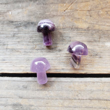 Load image into Gallery viewer, Tiny Polished Crystal Mushroom Pocket Stones
