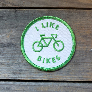 "I Like Bikes" Patch