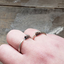 Load image into Gallery viewer, Sterling Silver Ouroboros Snake Ring
