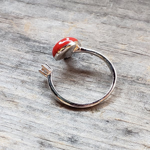 Sterling Silver Amanita Ring