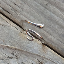 Load image into Gallery viewer, Adjustable Sterling Silver Snake Ring
