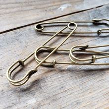 Load image into Gallery viewer, Brass Toned Shawl Pin
