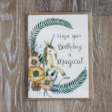 Load image into Gallery viewer, &quot;Hope Your Birthday Is Magical&quot; Greeting Card
