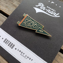 Load image into Gallery viewer, Oxford Pennant &quot;Get Lost&quot; Enamel Pin

