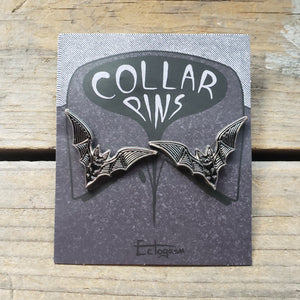 Bat Collar Pin Set