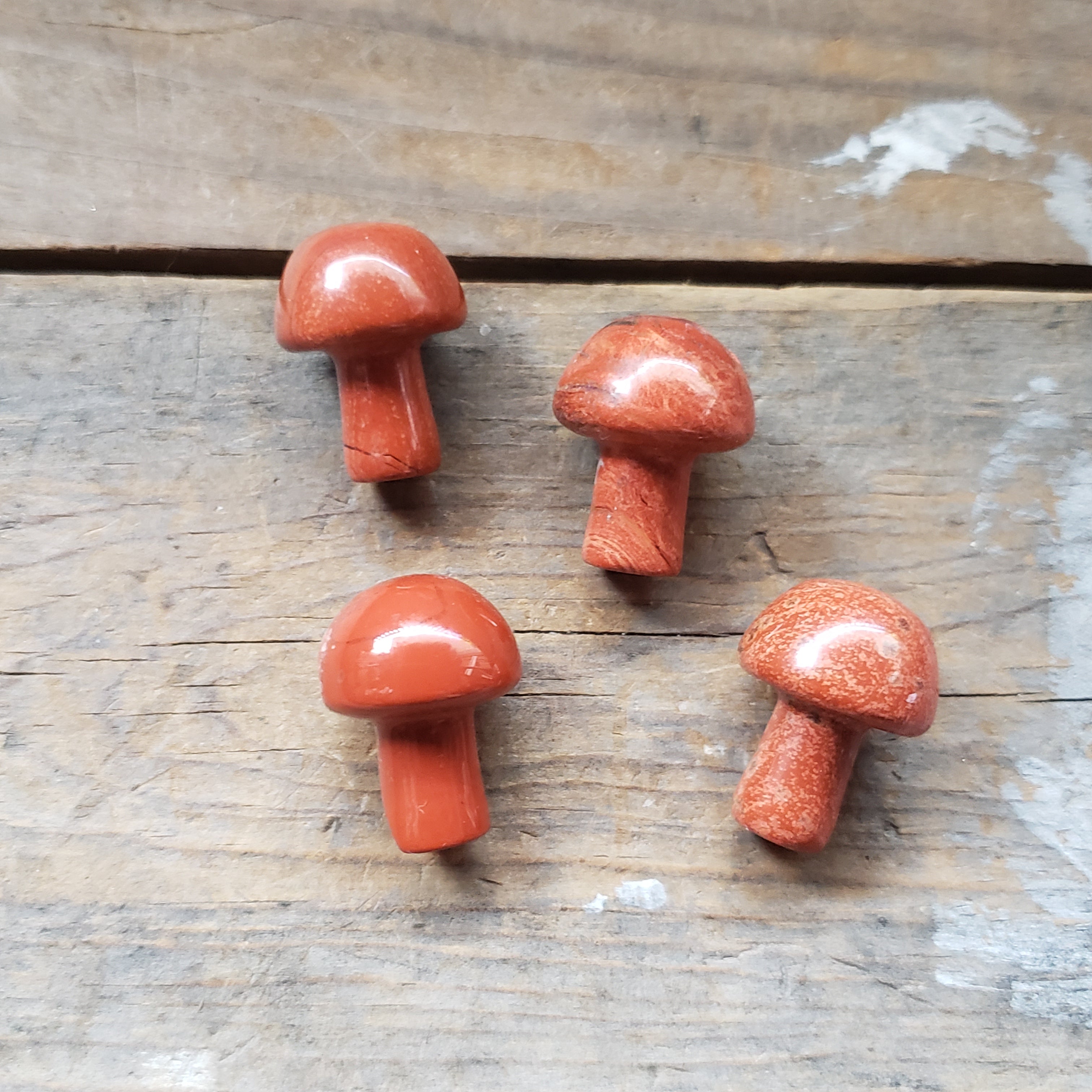 Tiny Polished Crystal Mushroom Pocket Stones