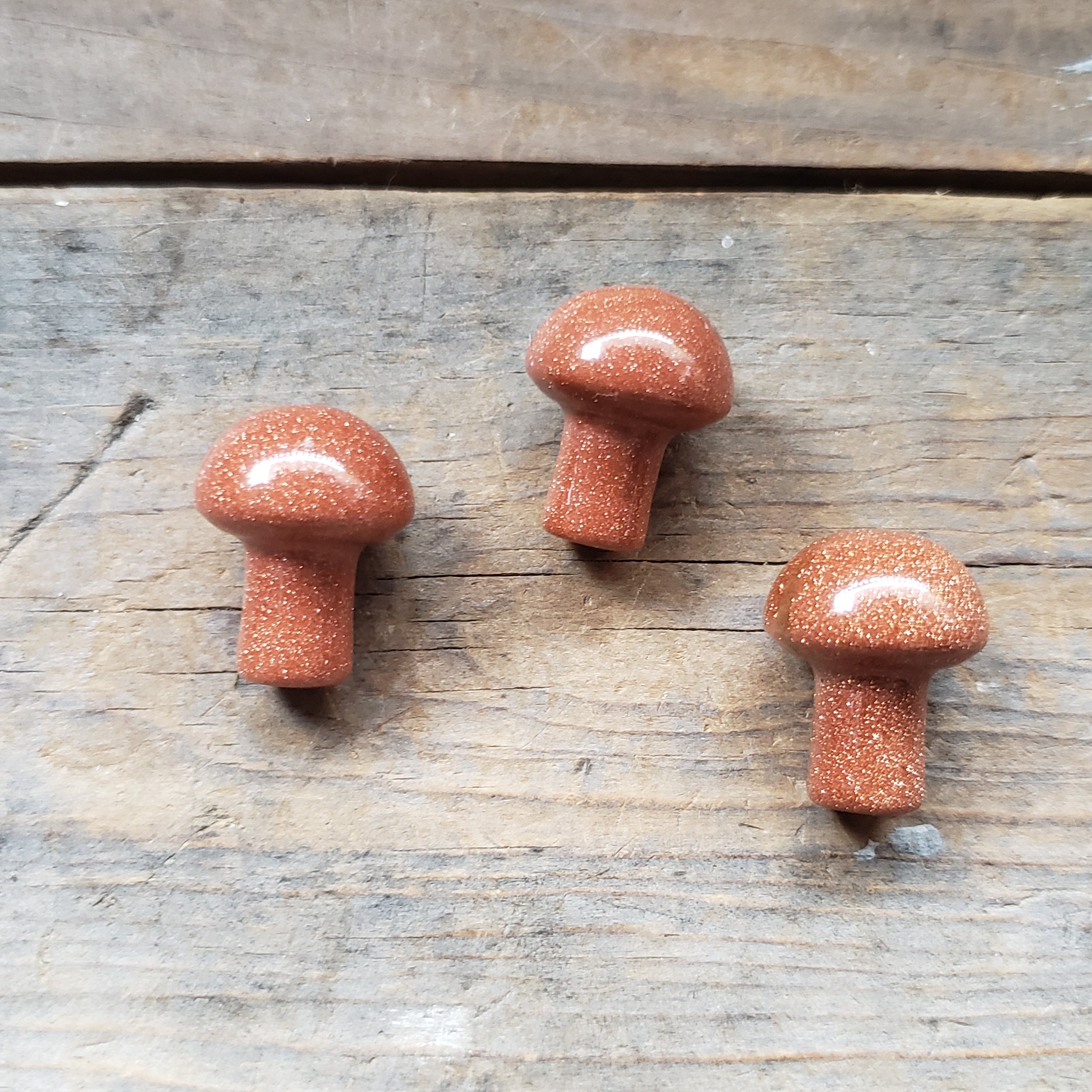 Tiny Polished Crystal Mushroom Pocket Stones