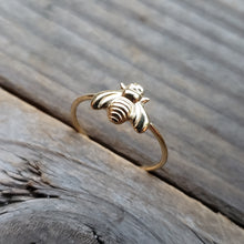 Load image into Gallery viewer, Honeybee Brass Ring
