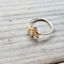 Load image into Gallery viewer, Honeybee Brass Ring

