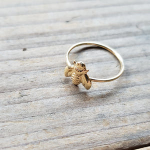 Honeybee Brass Ring