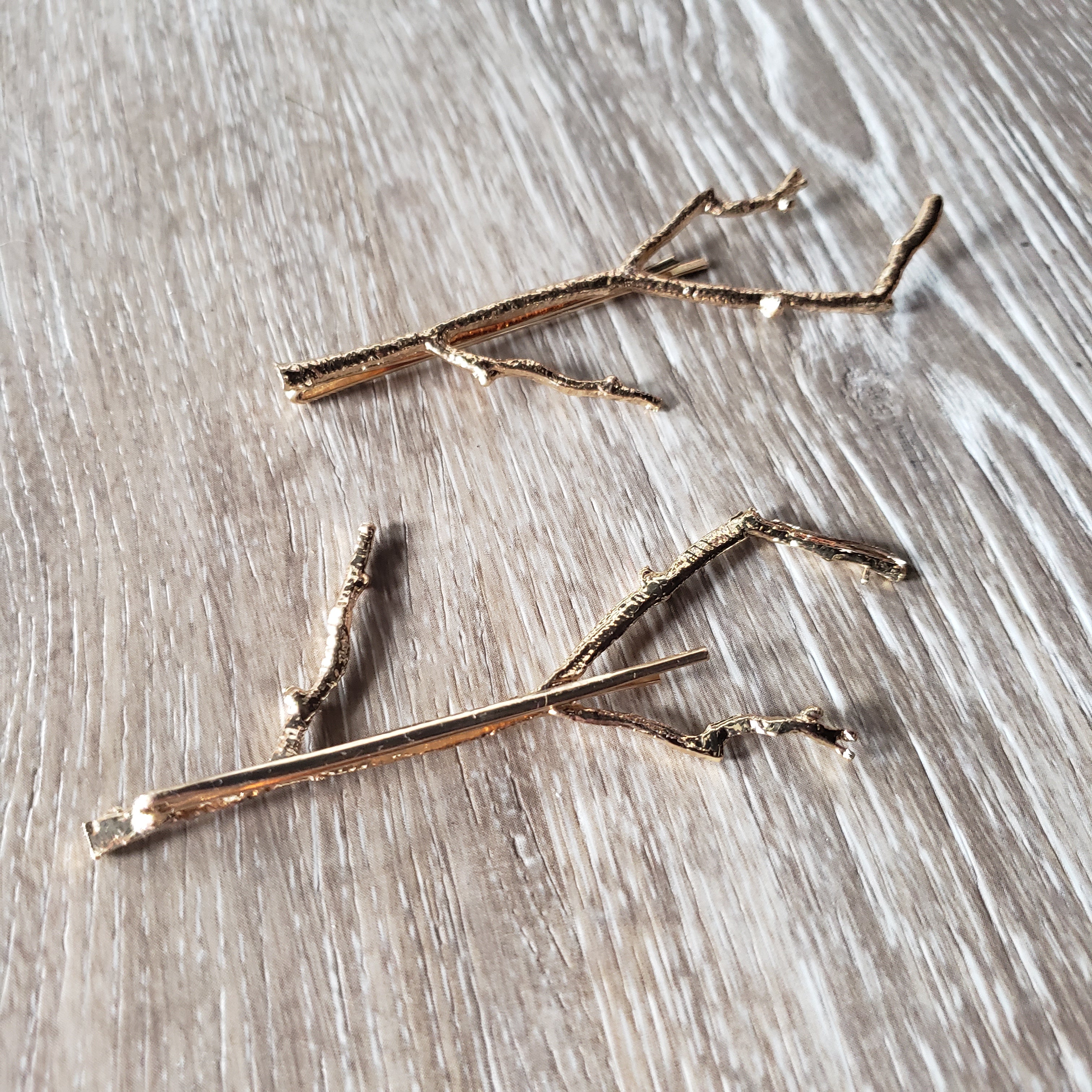 Gold Branch Hairclip