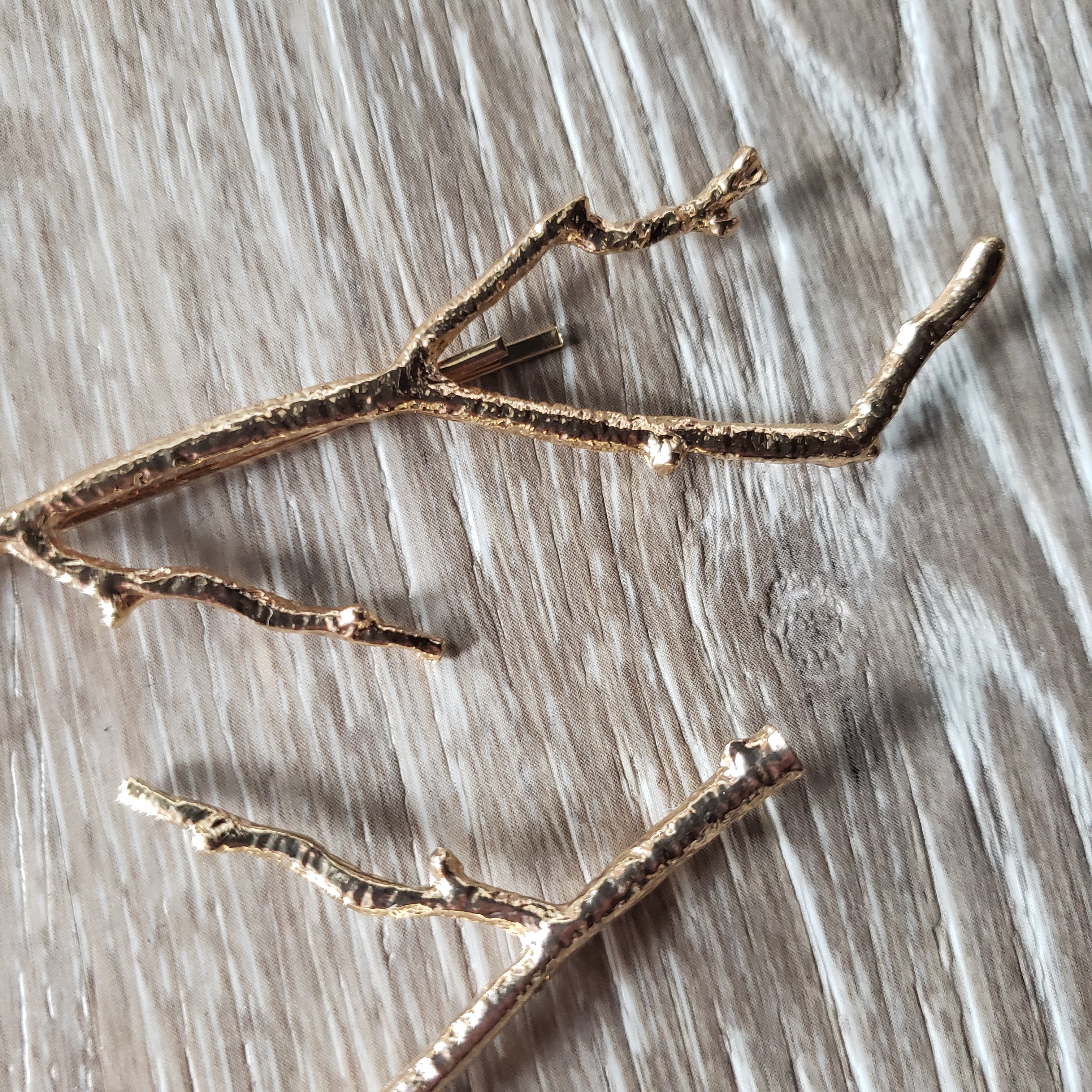 Gold Branch Hairclip