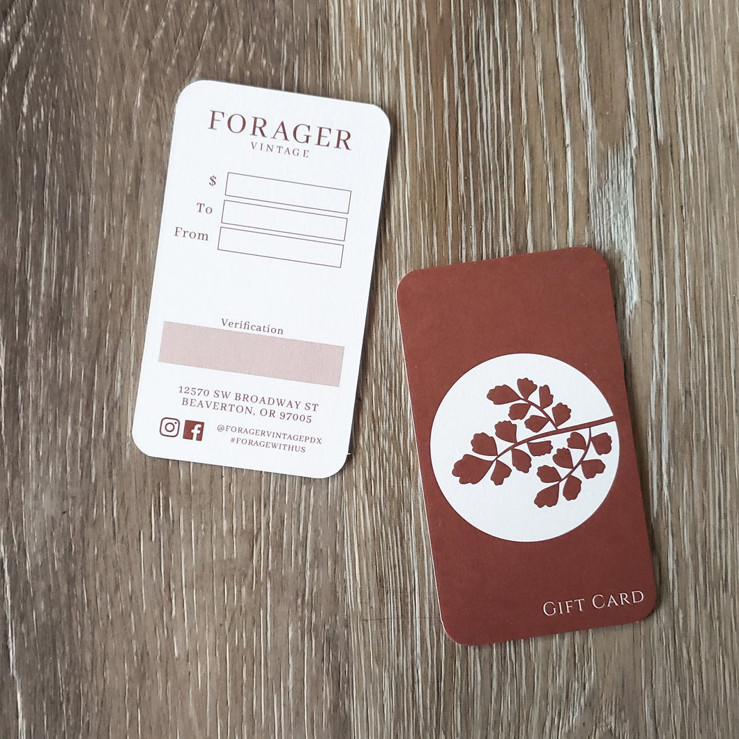 Forager Gift Card