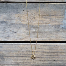 Load image into Gallery viewer, Tiny Gold Plated Maple Leaf Necklace
