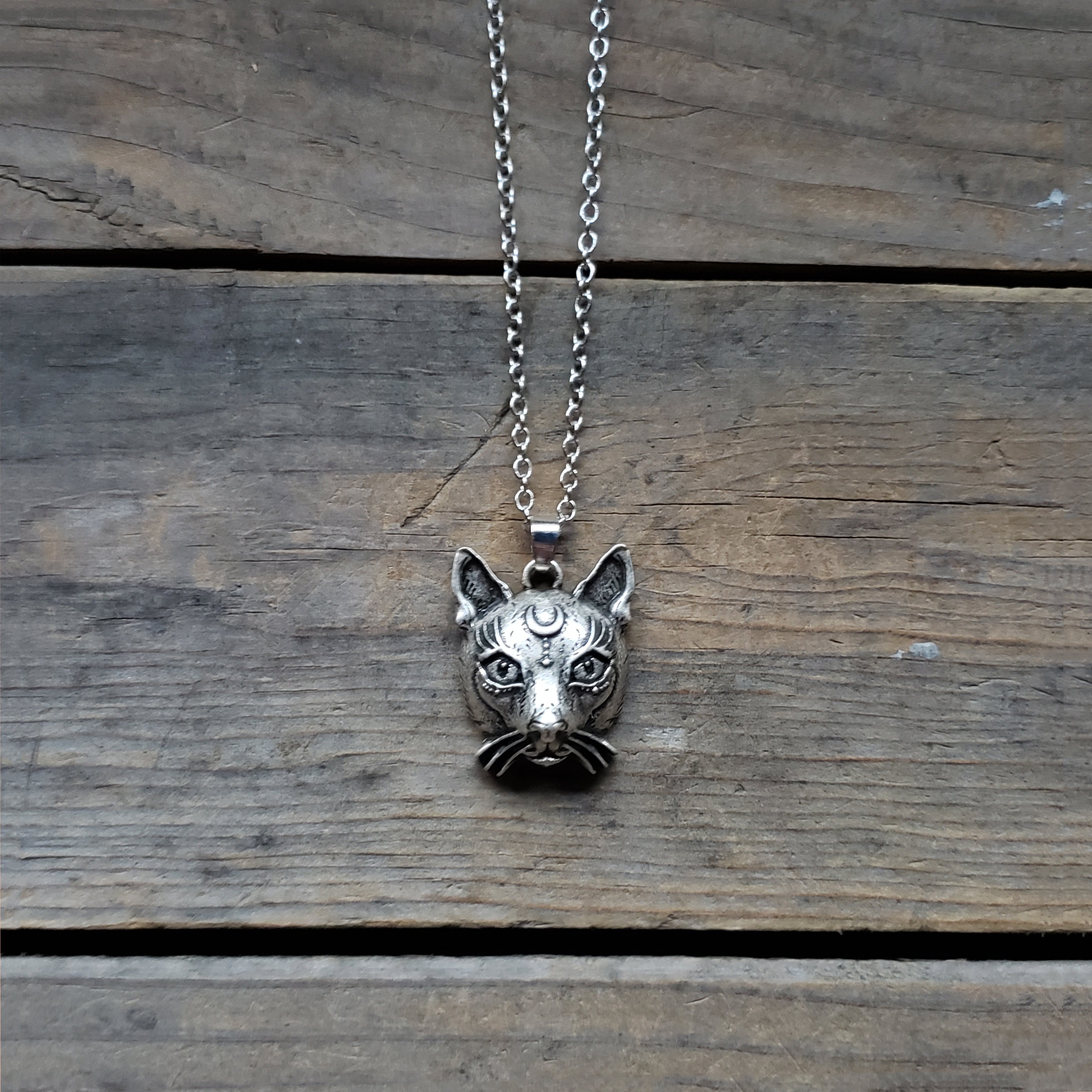 Chunky Mystic Cat Necklace