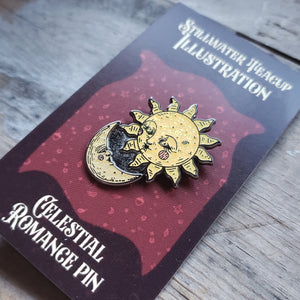 Sparkling Celestial Romance Enamel Pin