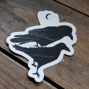 Celestial Ravens Vinyl Sticker