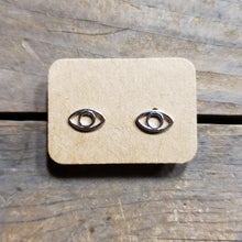 Load image into Gallery viewer, Sterling Silver Eye Studs
