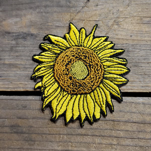Sunflower Iron-On Patch