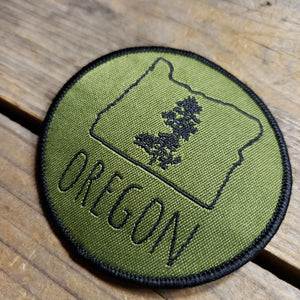 Oregon Pine Iron-On Patch