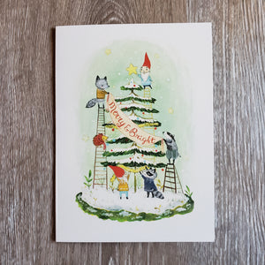 "Merry and Bright" Greeting Card