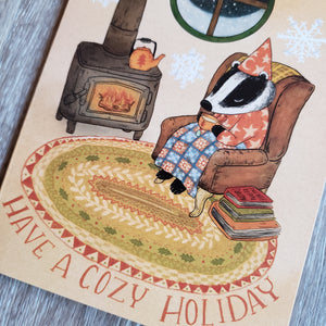 "Have a Cozy Holiday" Greeting Card