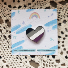 Load image into Gallery viewer, Ace Heart Enamel Pin
