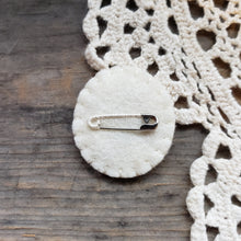 Load image into Gallery viewer, Tiny Embroidered House Brooch
