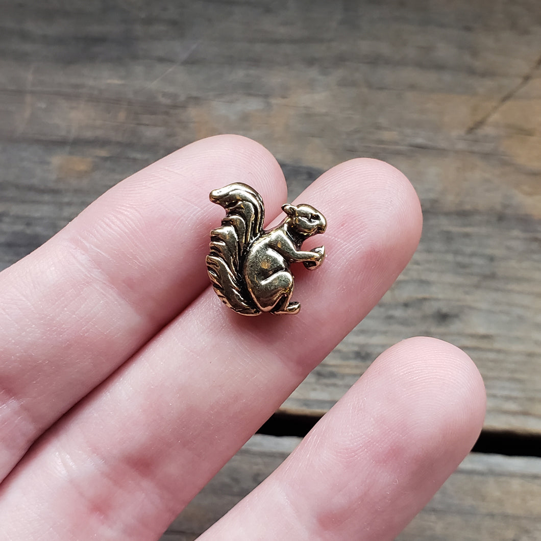 Tiny Squirrel Lapel Pin