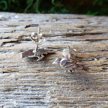 Load image into Gallery viewer, Sterling Silver Raven Studs
